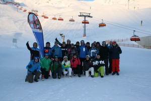 Die Gäste der KAS-Skifreizeit in Tumpen vom 13. bis 20. Januar 2018. Foto: KAS/Ball