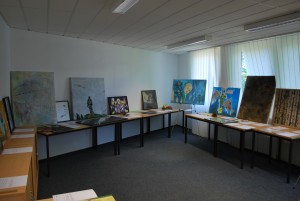 14. Kunstwettbewerb der Bundeswehr 2018: Insgesamt sind 86 individuelle Werke eingegangen. Foto: KAS.