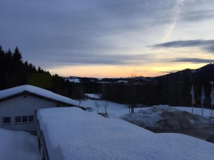 Blick in den Allgäuer Morgenhimmel. Foto: KAS.